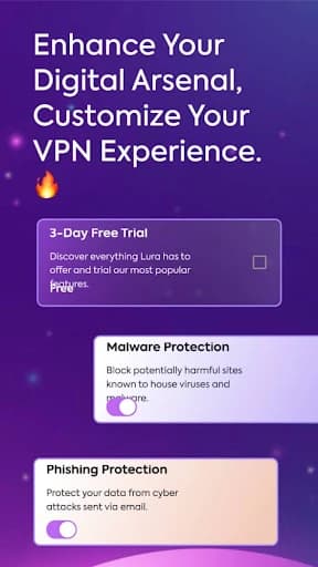 LuraVPN – AI-Powered Security 1.1.10