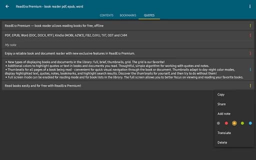 ReadEra Premium – ebook reader 25.01.27.2090