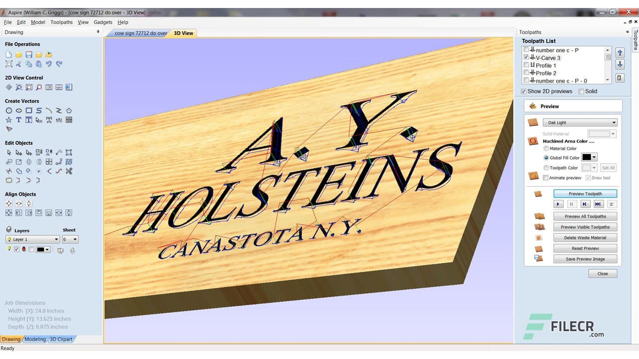 Vectric Aspire Pro 12.504