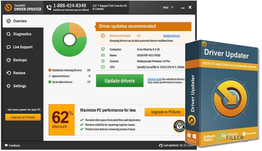 TweakBit Driver Updater 2.2.4.56134