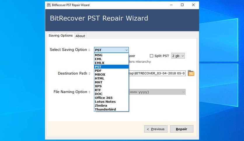 BitRecover PST Repair Wizard 3.0