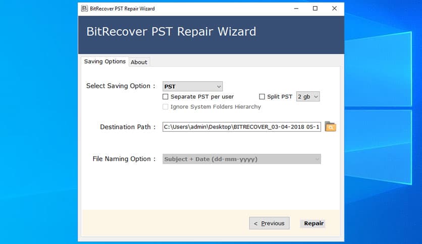 BitRecover PST Repair Wizard 3.0