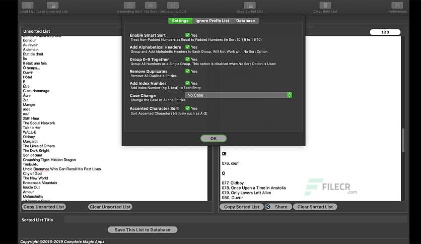 Magic Sort List 3.5.2