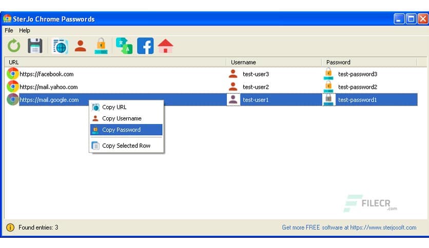 SterJo Chrome Passwords 2.1