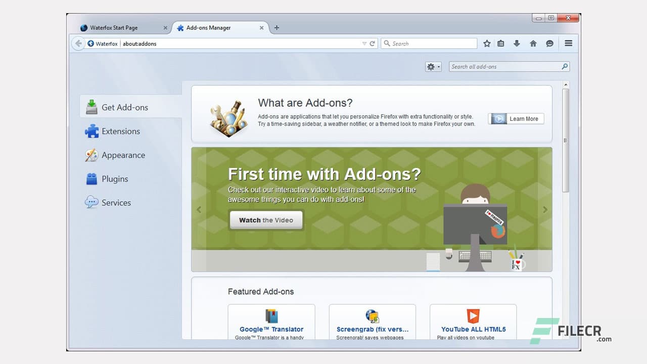 Waterfox Classic 2022.11