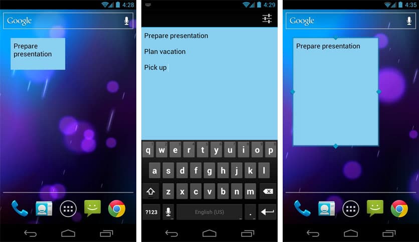 Simple Sticky Note Widget Plus 23