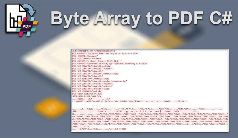 Byte Array to PDF C#