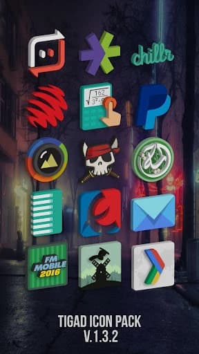 Tigad Pro Icon Pack 3.4.8