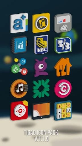 Tigad Pro Icon Pack 3.4.8