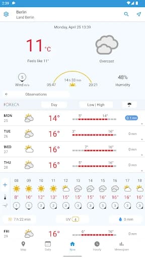 Foreca Weather & Radar 4.73.0