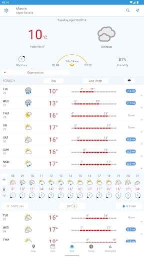 Foreca Weather & Radar 4.73.0