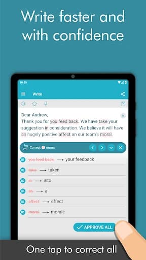 Ginger Writer, Grammar Speller 1.0.18