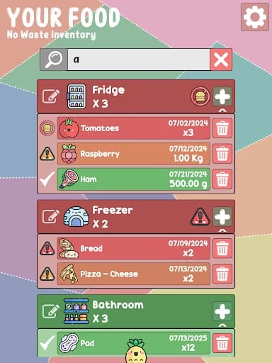 Your Food – No Waste Inventory 2.785