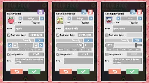 Your Food – No Waste Inventory 2.785