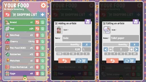 Your Food – No Waste Inventory 2.785