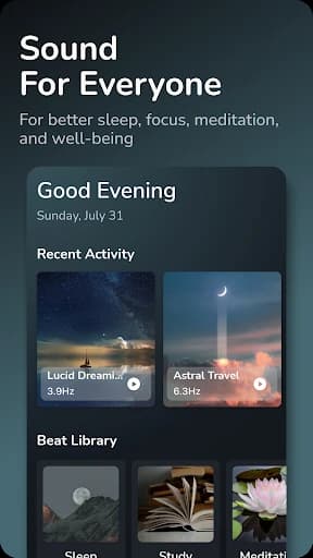 Binaural Beats Brainwaves 6.39