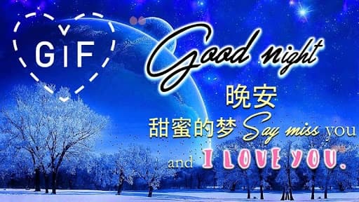 Good Night Gifs in Chinese 2.9.3