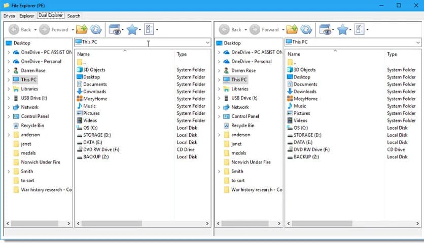PC Assist File Explorer (PE)
