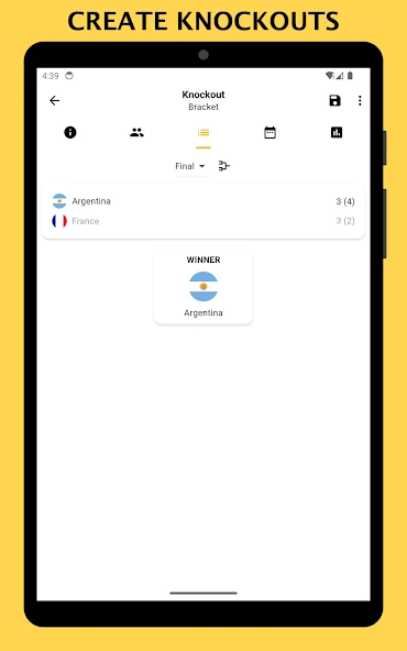 Winner – Tournament Maker App 11.1.5