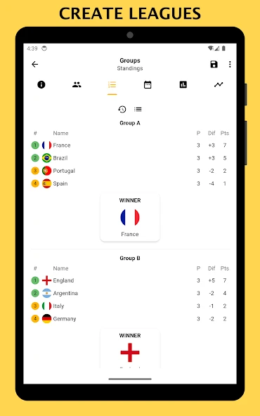 Winner – Tournament Maker App 11.1.5