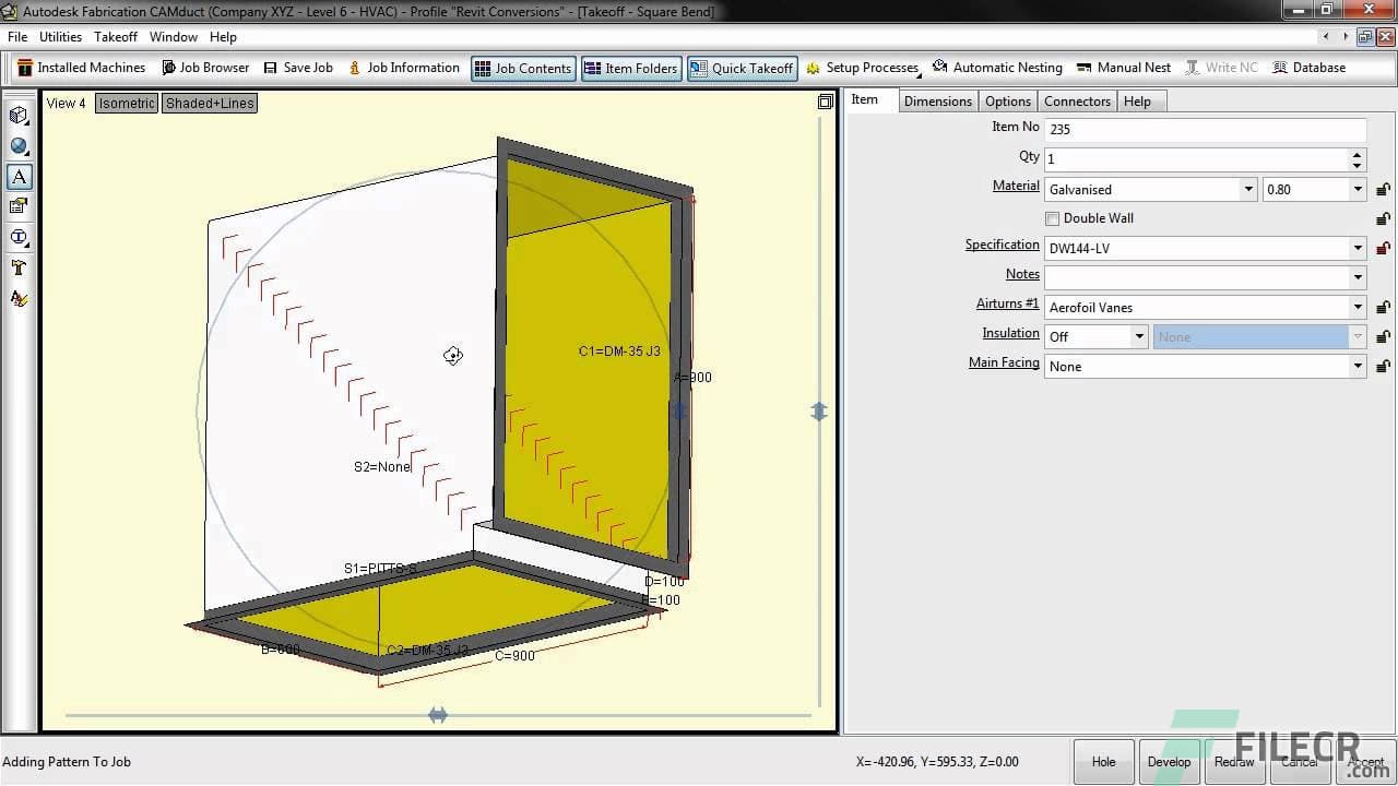 Autodesk Fabrication CAMduct 2026