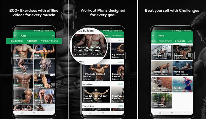 Fitvate – Gym & Home Workout 9.7