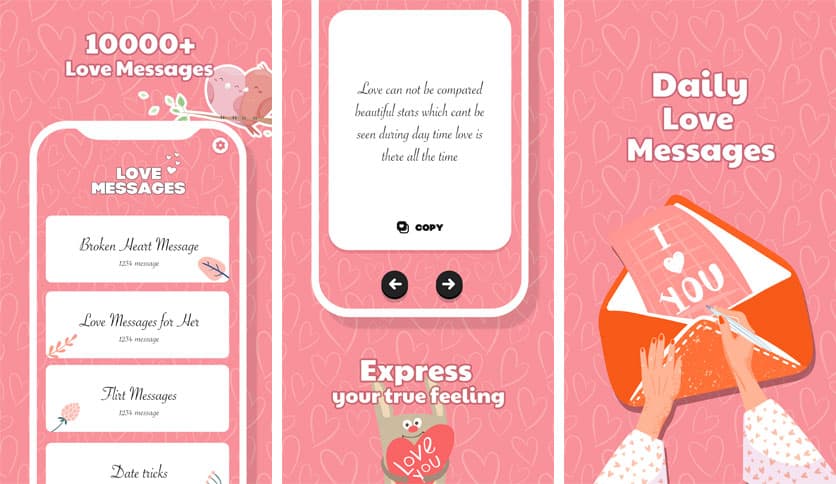 Romantic Fancy Love Messages v5.0