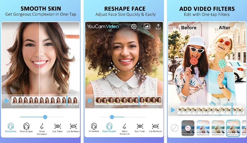YouCam Video Editor: Makeup, Retouch & Selfie Edit v1.13.1